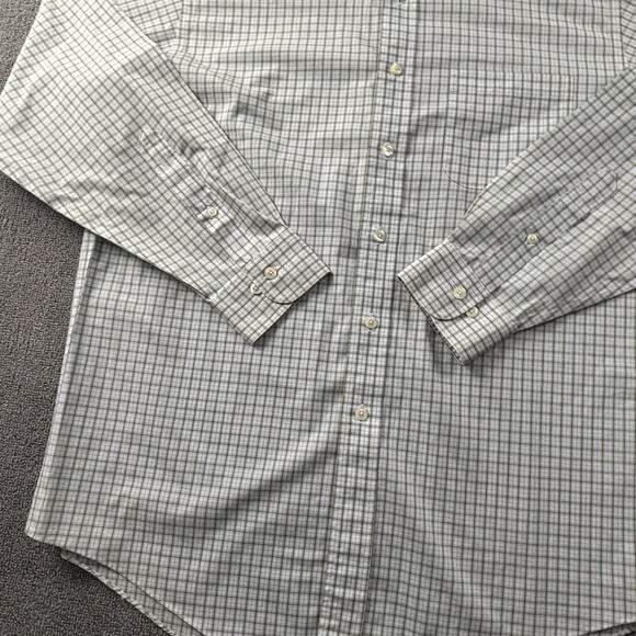 Brooks Brothers Shirt Adult Medium Check Button Up Long Sleeve Casual Men's - Picture 7 of 14